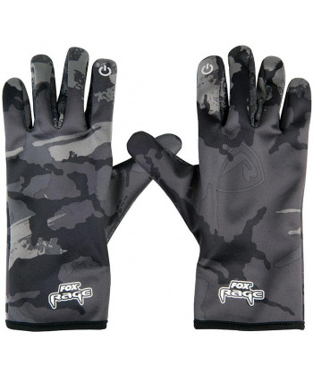 Fox Rage Thermal Camo Gloves - Rage Thermal Camo Gloves L