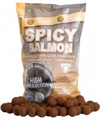 Spicy Salmon - Boilie potápivé 1kg  20mm