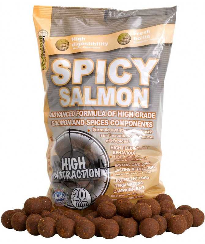 Spicy Salmon - Boilie potápivé 1kg  20mm