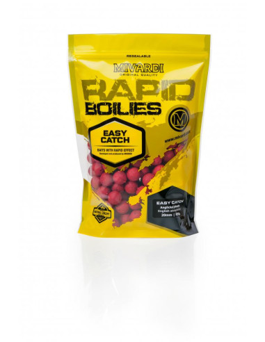 Rapid Boilies Easy Catch - Anglická jahoda (950g | 24mm)