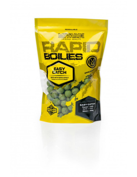 Rapid Boilies Easy Catch - Česnek + Chilli (950g | 16mm)