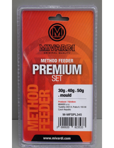 Method Feeder set Premium L (30g + 40g + 50g + formička)