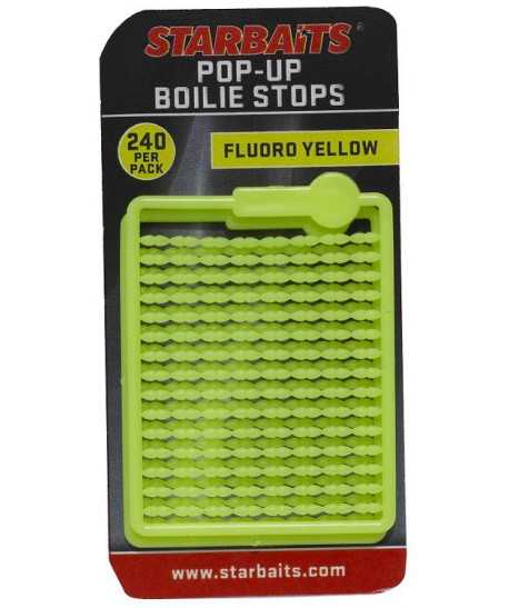 Bait Stopper Pop UP Fluo žlutá 240ks Bait Stopper Pop UP Fluo žlutá 240ks