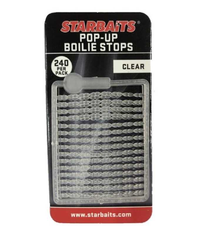 Bait Stopper Pop UP Fluo průhledná 240ks