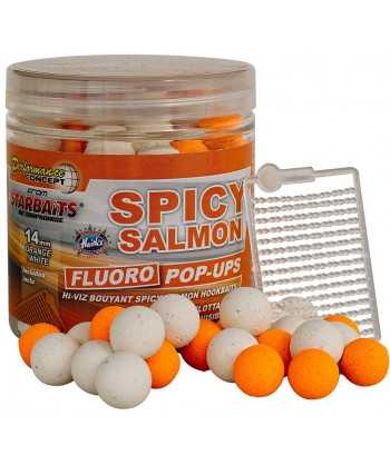 Spicy Salmon - Boilie FLUO plovoucí 80g 14mm