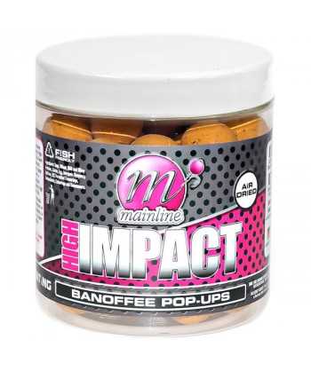 Mainline high impact boilies Banoffee pop-ups 15 mm