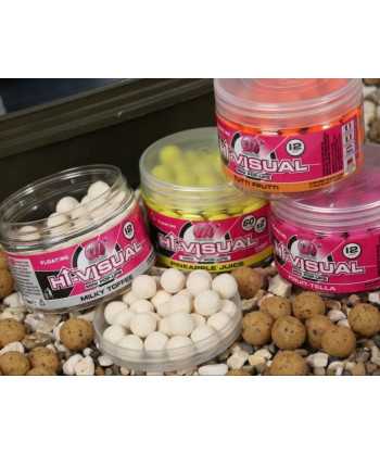 Mainline hi-visual mini boilies pop-ups Chocolate Orange Fizz 12 mm