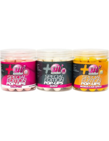 Mainline special edition boilies pop-ups Sushi 15 mm