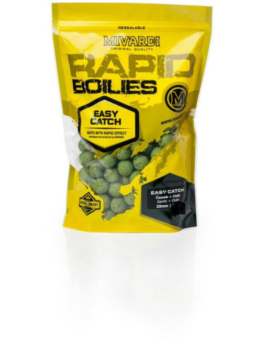 Rapid Boilies Easy Catch - Česnek + Chilli (3300g | 16mm)