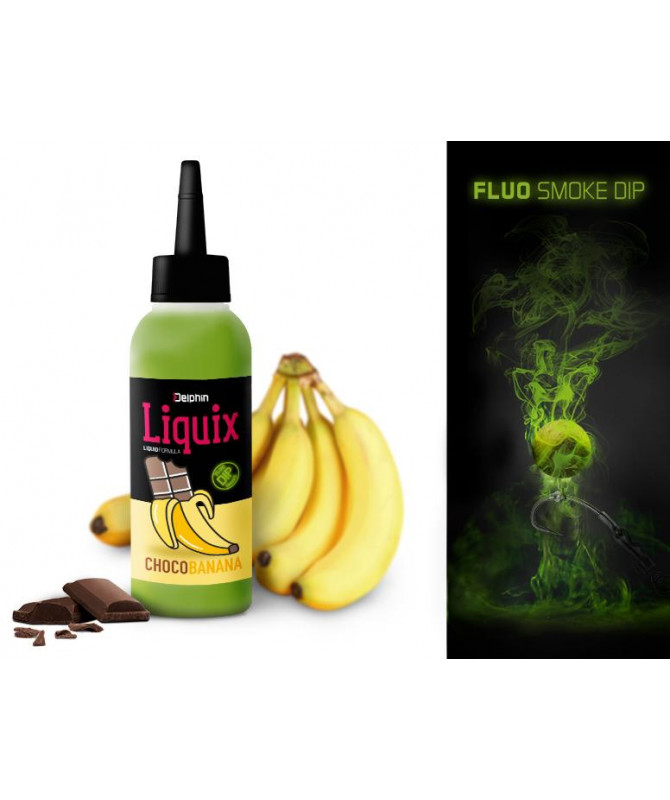 Fluo dip D SNAX LiquiX /100ml, Čokoláda-Banán