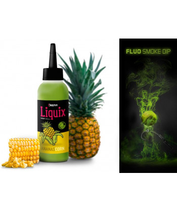 Fluo dip D SNAX LiquiX /100ml, Kukuřice-Ananas