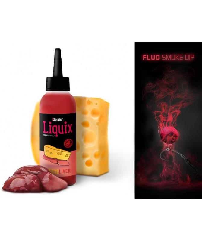 Fluo dip D SNAX LiquiX /100ml, Sýr - játra