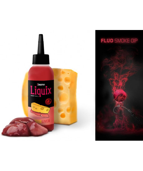 Fluo dip D SNAX LiquiX /100ml, Sýr - játra