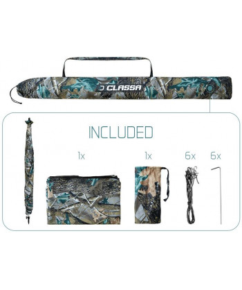 Deštník s bočnicí Delphin CLASSA CAMO, 250cm 3/4