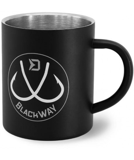 Nerezový hrnek Delphin BlackWAY, 300ml