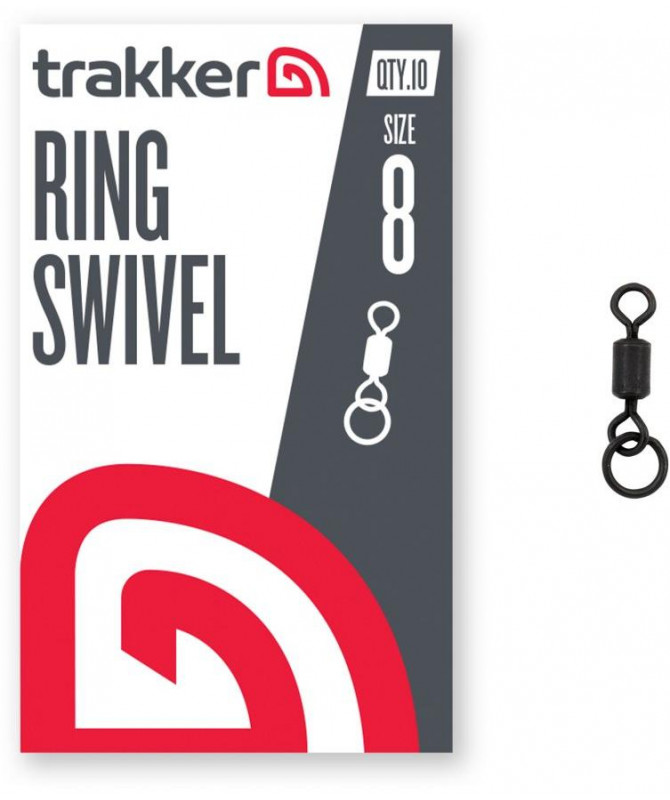 Trakker Obratlík Ring Swivel vel. 8, 10ks