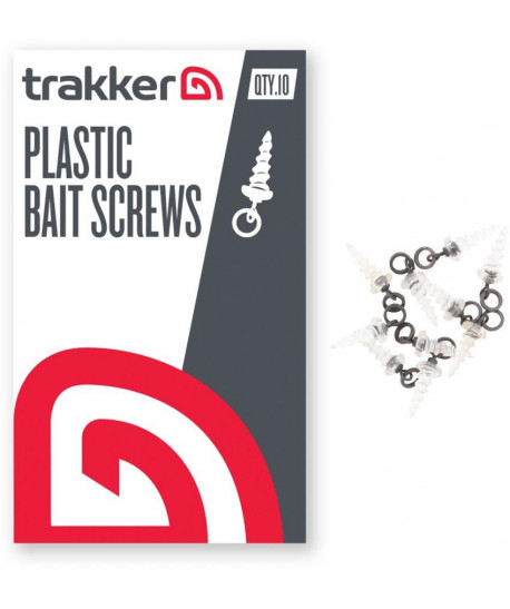 Trakker Vrtáček Plastic Bait Screws 10ks