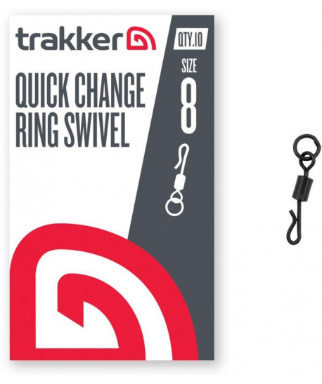 Trakker Obratlík QC Ring Swivel vel.8, 10ks