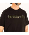 Trakker Tričko CR Logo T-shirt Black Camo