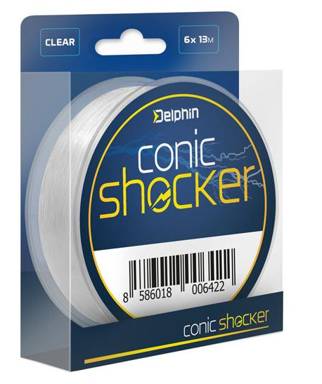 Kónický vlasec Delphin Conic SHOCKER / 6x13m, 0.30mm-0.50mm