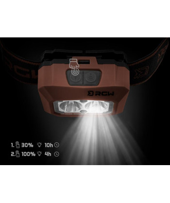 Čelová lampa Delphin RGW PRO UC