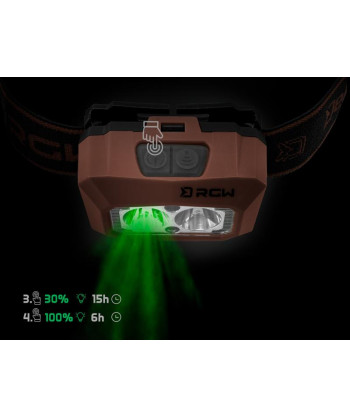 Čelová lampa Delphin RGW PRO UC
