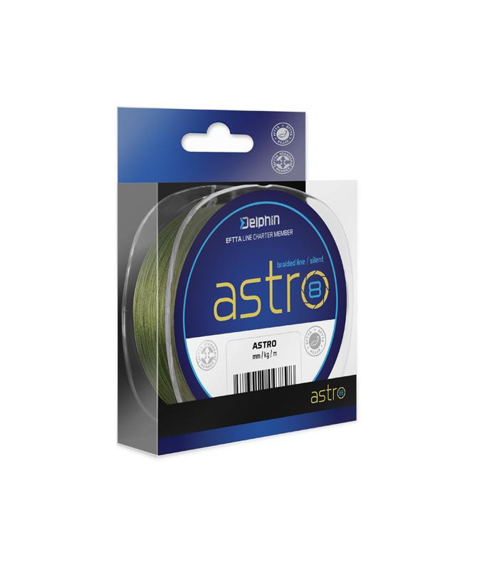 Delphin ASTRO 8 zelená, 0,33mm 25,9kg 200m