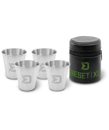 Set nerezových pohárků Delphin RESET XL 4v1, 4x70ml