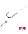 Návazec Delphin FLR Sting / 6ks, 8cm / 0,22mm / BARB #10 / Sting 5mm