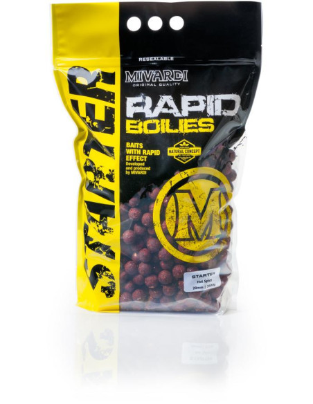 Rapid Boilies Starter - Hot Spice (3500g | 24mm)