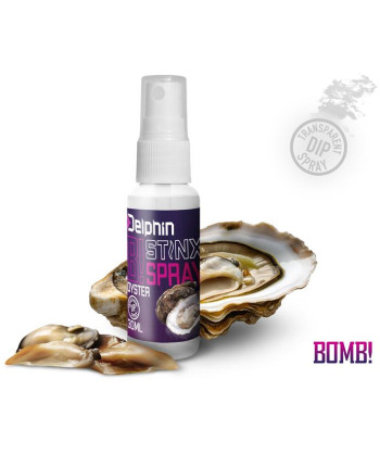 Dipovací sprej Delphin STINX SPRAY/30ml, Ústřice/transparentní