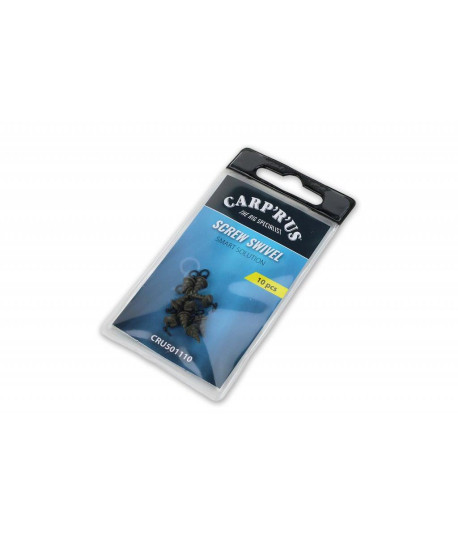 Carp´R´Us Obratlík s vrutem Screw Swivel 10ks Carp´R´Us Obratlík s vrutem Screw Swivel 10ks