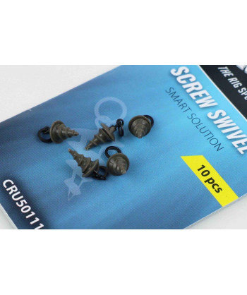 Carp´R´Us Obratlík s vrutem Screw Swivel 10ks