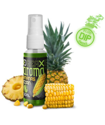 Dipovací sprej Delphin AromaX/30ml, Kukuřice-Ananas/fluo zelená