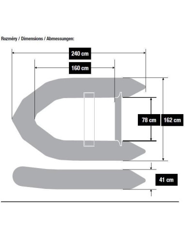 Člun M-Boat 240AWB MK2