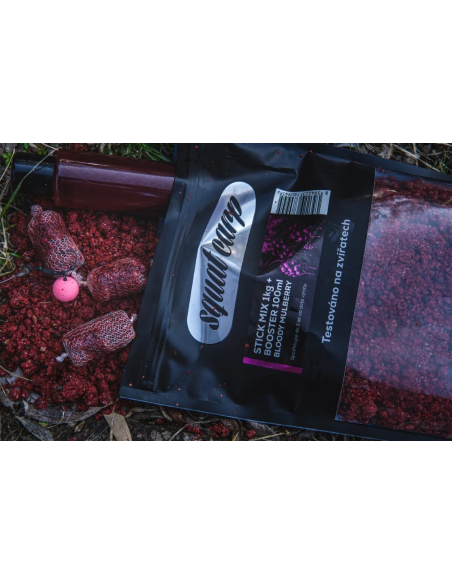 Squat Carp Stick mix Bloody Mulberry 1kg + booster 100ml