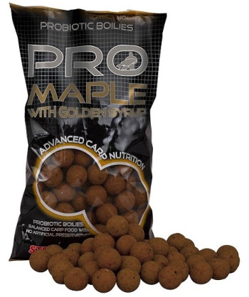 Výprodej!!! Starbaits Boilies Probiotic Maple 20mm 1kg