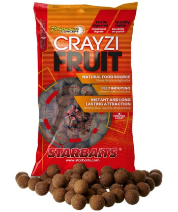 Výprodej!!! Starbaits Boilies Crayzi Fruit 800g 24mm