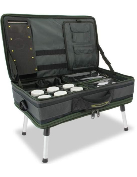 NGT Stolek s Kufrem Carp Bivvy Table System
