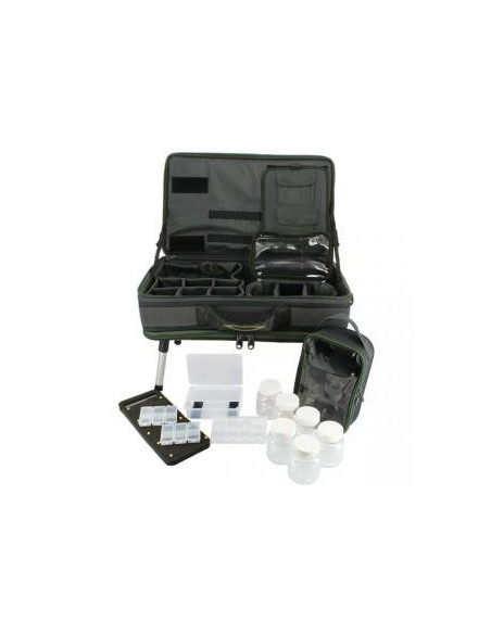 NGT Stolek s Kufrem Carp Bivvy Table System