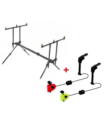 ZFISH Stojan Rod Pod Classic 3 Rods + 2x Indikátor záběru zdarma!