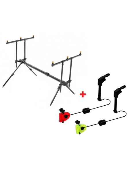 ZFISH Stojan Rod Pod Classic 3 Rods + 2x Indikátor záběru zdarma!