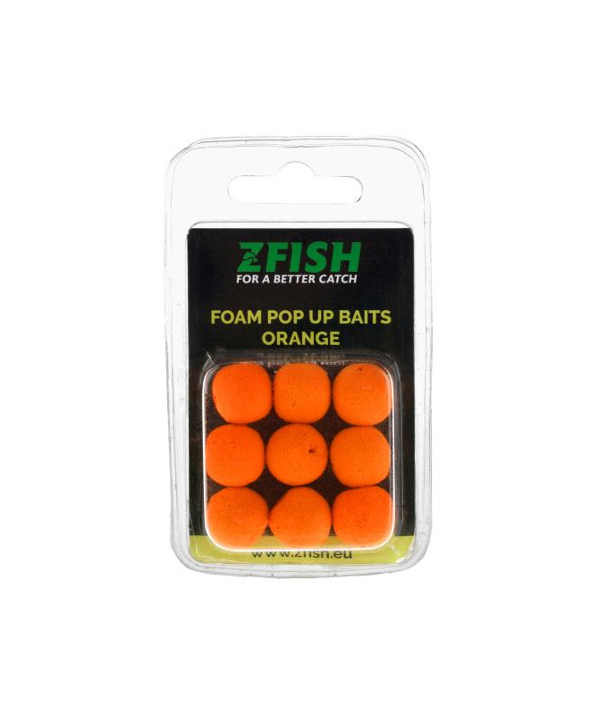 Zfish Pěnová Nástraha Foam Pop up Baits Orange 15mm