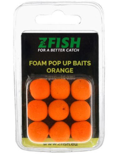 Zfish Pěnová Nástraha Foam Pop up Baits Orange 15mm