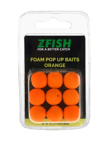 Zfish Pěnová Nástraha Foam Pop up Baits Orange 15mm