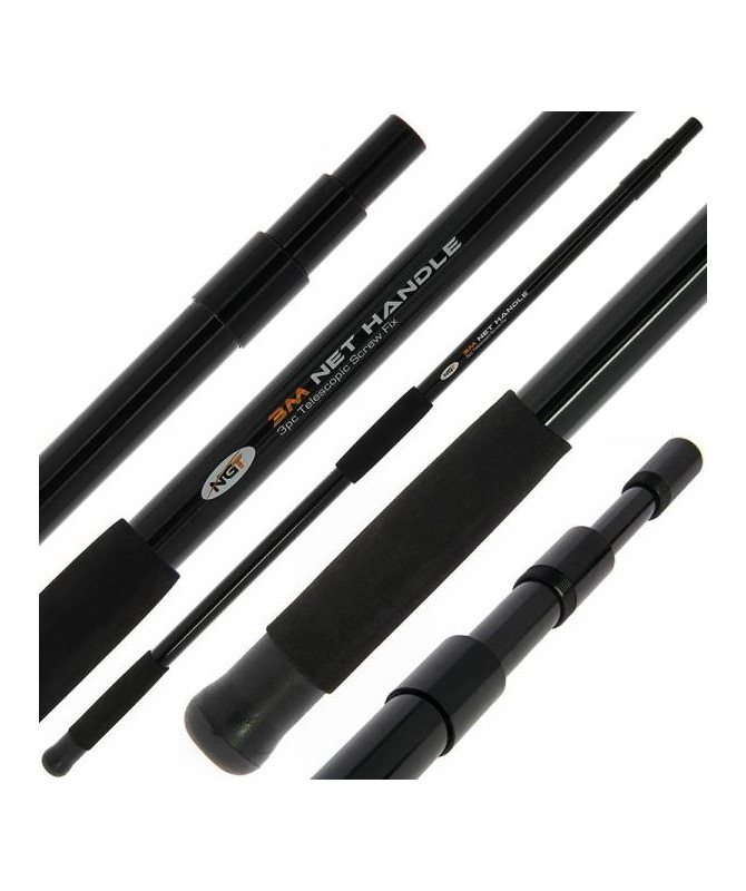 NGT Podběráková Tyč 3v1 Screw Fix Net Handle 3m