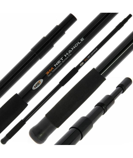 NGT Podběráková Tyč 3v1 Screw Fix Net Handle 3m NGT Podběráková Tyč 3v1 Screw Fix Net Handle 3m