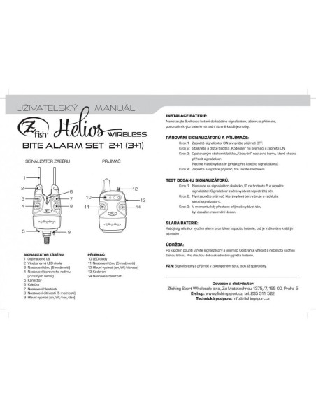 ZFISH Sada Hlásičů Helios 3+1