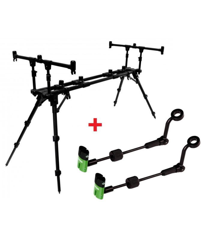 Zfish Stojan Rod Pod Construct 3 Rods + 2x Indicator ZFX Mini Zdarma!