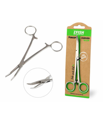 ZFISH Pean Zahnutý Forceps Curved
